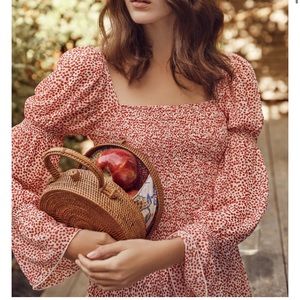 Lucy Paris Austin Smoked Top- XS